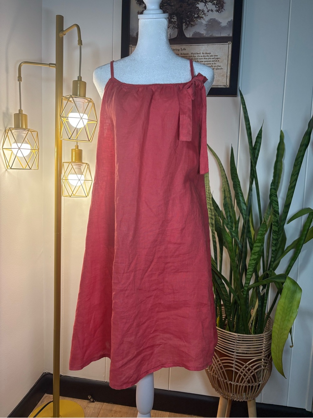 Marisa & Marie 100% linen dress M